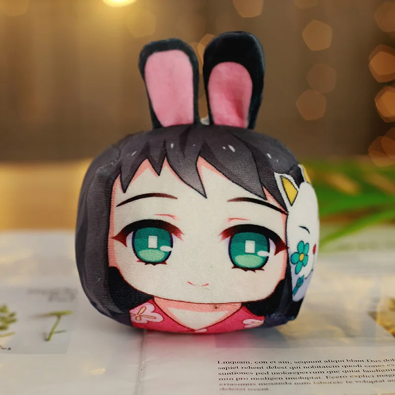Makomo Аниме демон убийца Kimetsu No Yaiba Kamado Tanjirou Kamado Nezuko мини плюшевые куклы Dango мягкие подвесные игрушки Рождественский подарок - Цвет: Makomo