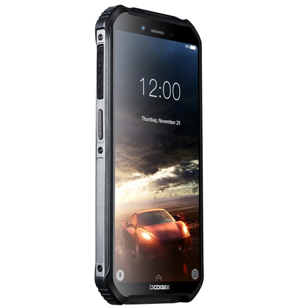 DOOGEE S40 Android 9.0 Rugged Mobile Phone 5.5inch 4650mAh MT6739 3GB RAM 32GB ROM 8.0MP IP68/IP69K Fingerprint 4G Smartphone