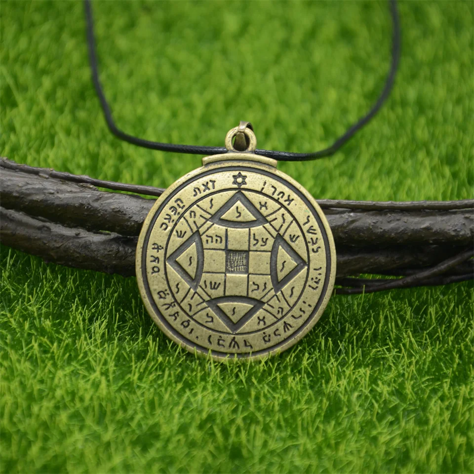 Seal Of Solomon Love Talisman Pendant - Hermetic Kabbalah Amulet In Pewter 5 thumbnail image