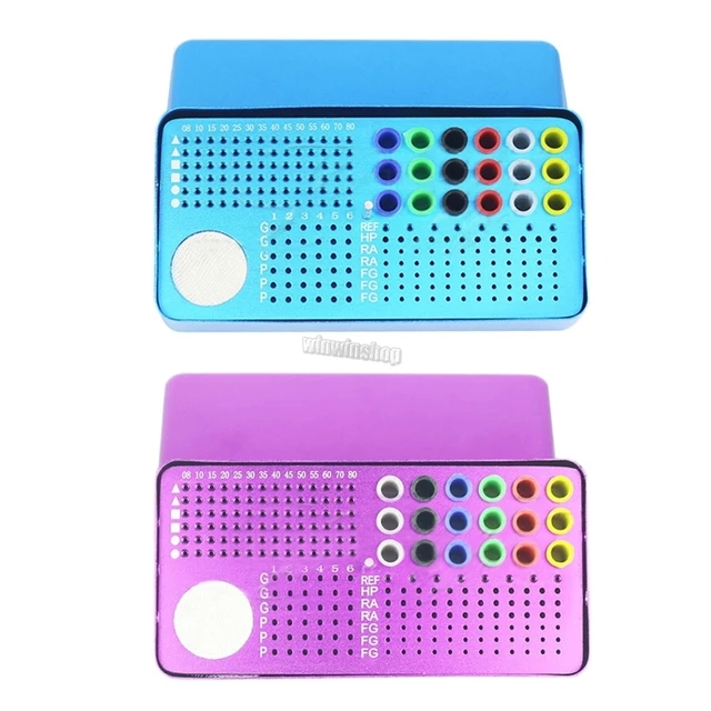 $US $58.68 1Pcs Dental disinfection Burs Holder Block Autoclavable Sterilisator Box Dental Endo Box For Dental Lab