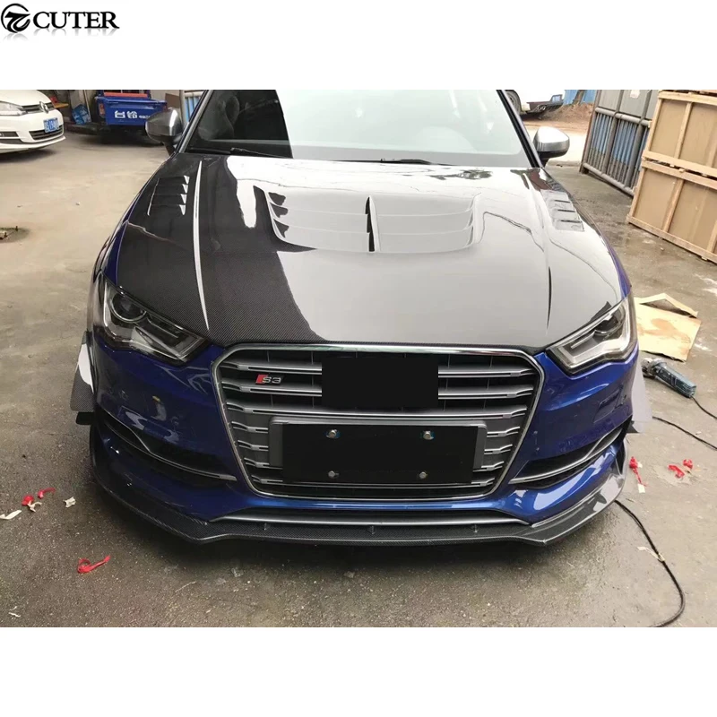 Чехлы на передние капоты из углеродного волокна A3 S3 RS3 для Audi s3 rs3 Комплект кузова
