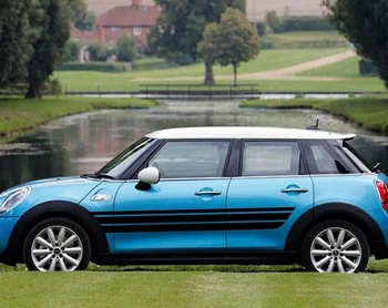 

For 1Set/2Pcs Mini Cooper Rally Side Stripes Decals Vehicle Graphics