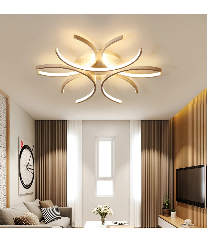Geometric Chandelier-Modern LED Ceiling Lamps