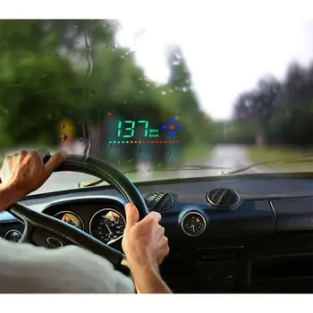 

HiMISS GPS HUD Digital Universal HD Projection Display Car Truck Speedometer Speed Warning