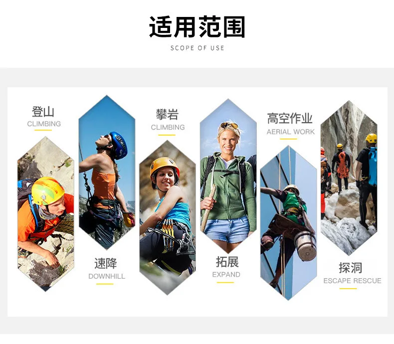 Hiking Rock Climb Half Body Safety Belt Camping Waist Support Safety Belt Aerial Harness Outdoor ascending training Equipmen