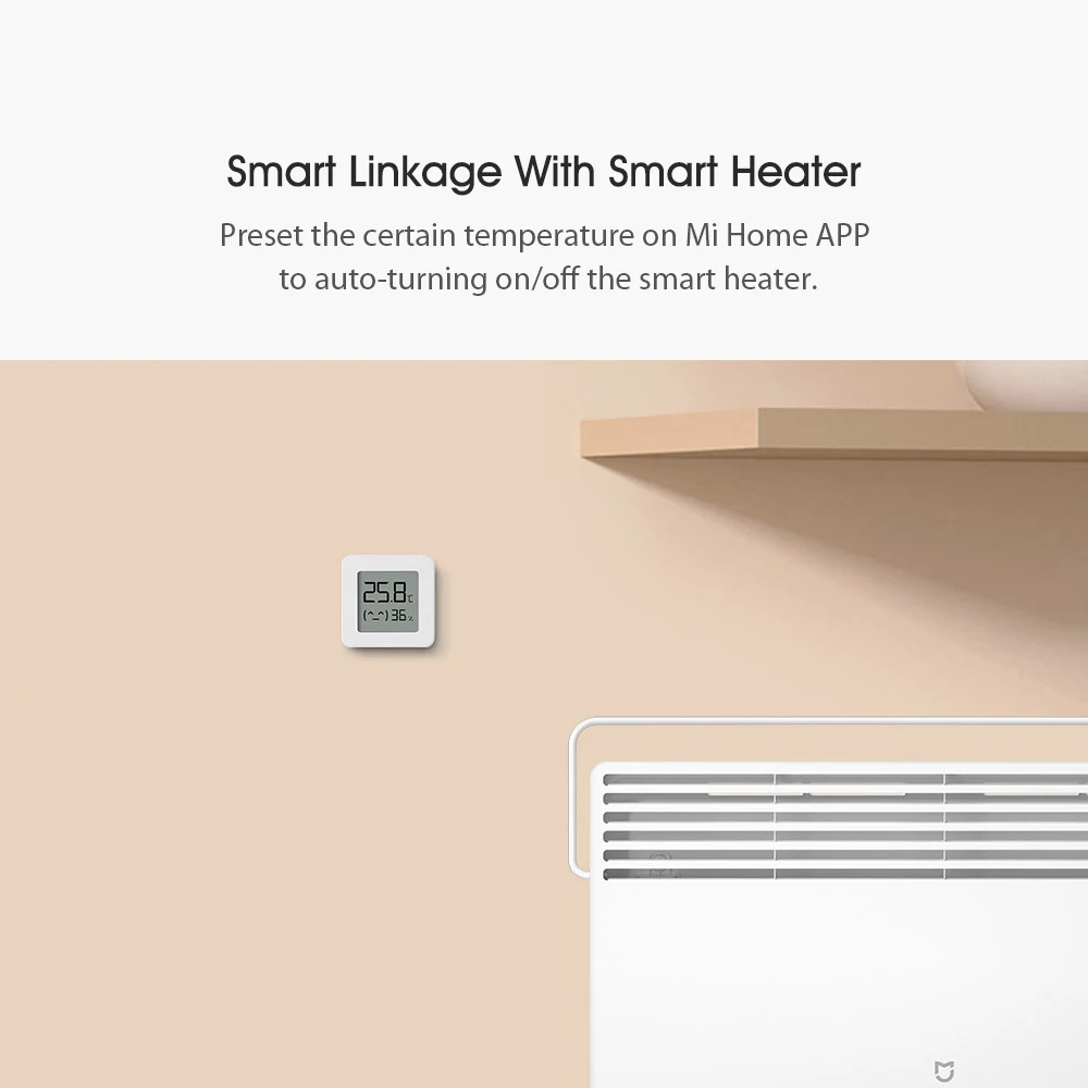 Новейшая версия XIAOMI Mijia Bluetooth термометр 2 беспроводной умный электрический цифровой гигрометр термометр работает с приложением Mijia