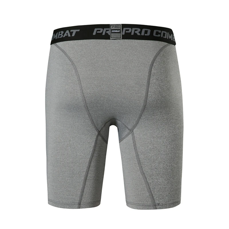 Men Fitness Shorts Elastic Waist Compression Slim Short Pants Sports Trousers Gym Tights