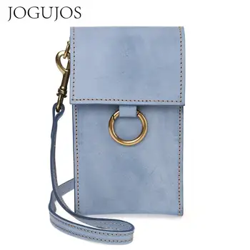 

JOGUJOS Small Flap Women Bag Genuine Leather Totes Handbag Women's Shoulder Messenger Bag Female Fashion Handbags Crossbody Bag