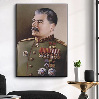 

Joseph Stalin Portrait HD Wall Art Pictures Canvas Painting Posters and Prints Scandinavian for Living Room Cuadros Home Decor