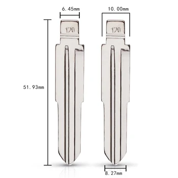 Chiave telecomando per LAND VENTO NO. 120 #120 - KEYYOU di Ricambio 120 Stelo della Chiave A Distanza di Vibrazione Chiave A Distanza di