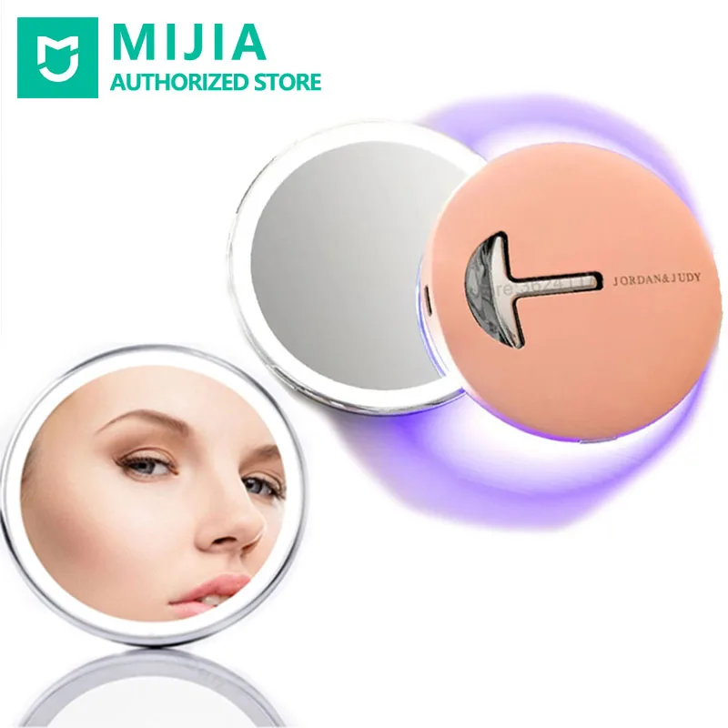 Xiaomi Jordan Judy Mini Ring Makeup Mirror Portable Magnifier with LED