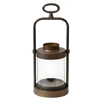 

Transparent Candle Holder European Iron Garden Metal Crystal Candle Holder Glass Hanging Portacandele Decoration Home WE50ZT