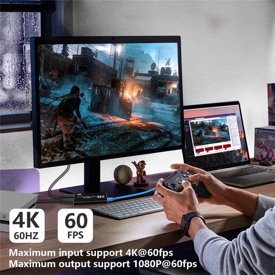 2020 USB HDMI 4K60Hz видеозахват к карта видеозахвата донгл для игр потоковая трансляция