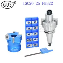 Porte outils à changement rapide ISO20 ISO25, pour fraiseuse faciale FMB22 + aluminium 400R + 1604 CNC
