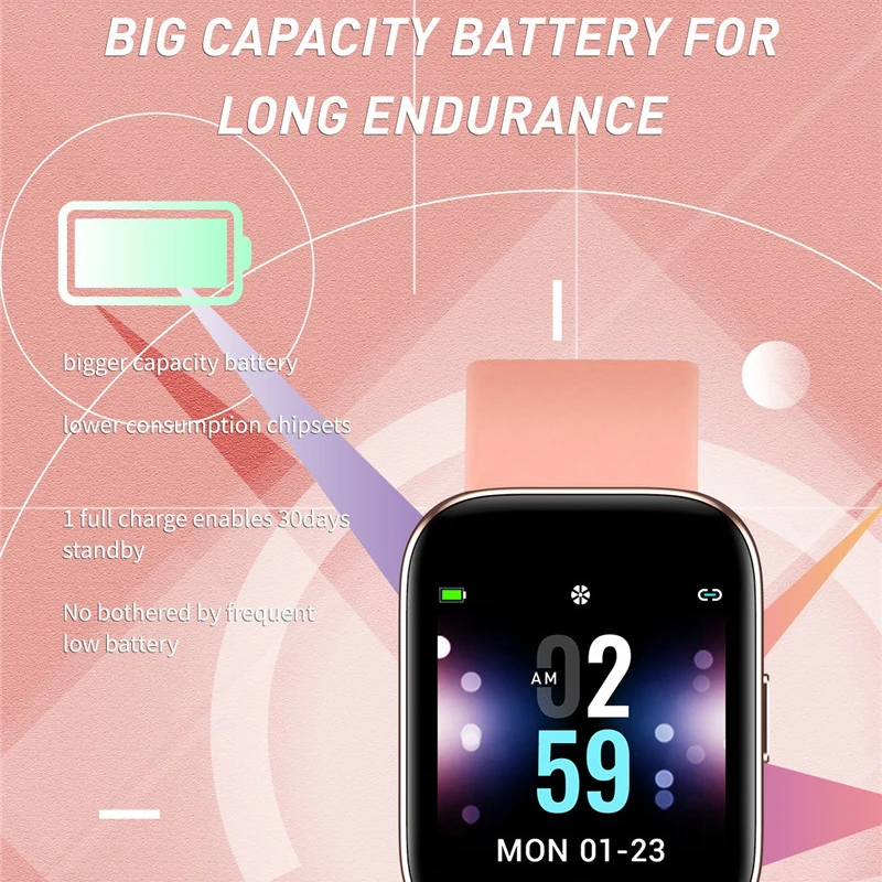 ESEED X2 Смарт-часы для мужчин IP68 Водонепроницаемый мониторинг сердечного ритма фитнес-трекер 1,3 дюймов Большой экран smartwatch