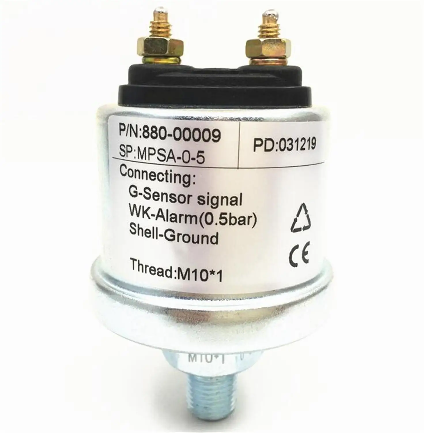 

1pc Hot Sale Oil Pressure Gauge Sensors Mechanical M10X1 NPT-1/8 Thread Size 0-5Bar 0-10Bar Pressure Sensors for Auto Boat Yacht