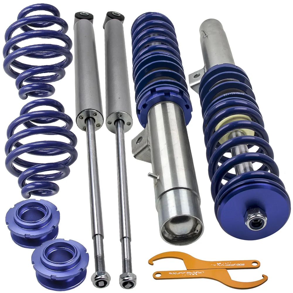 

Coilovers Adjustable Cloilover Kit for BMW E46 320 323 325 328 330 Touring Blue CABRIO COMPACT COUPE SALOON ESTATE Spring Strut