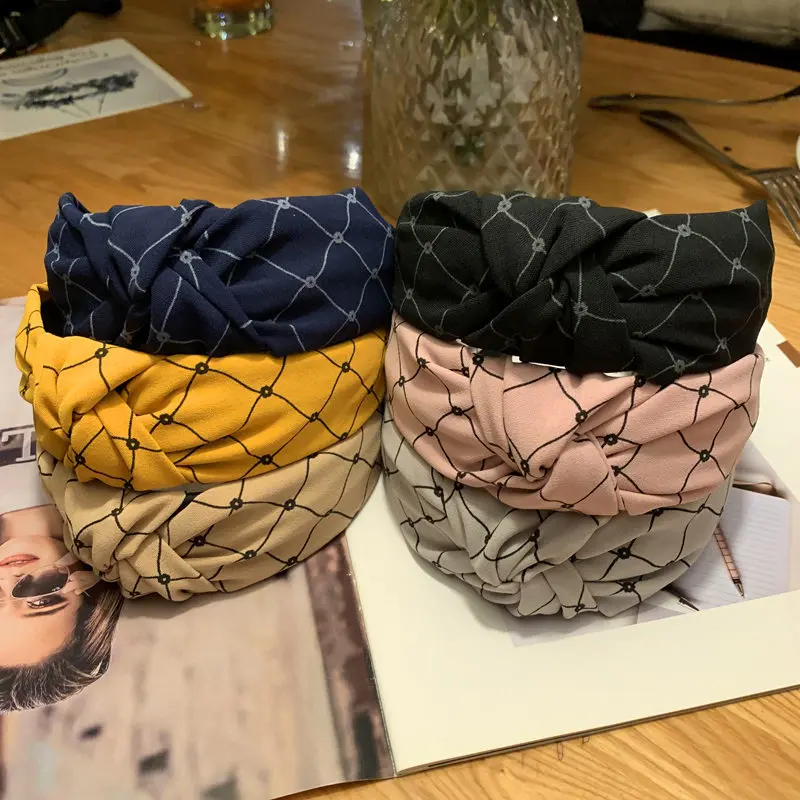 Multi 30 шт/лот DIY мульти простые ткани гридинга повязки для головы широкий мыть лицо повязки для волос Инструменты для укладки аксессуар HA1084 - Цвет: Multi