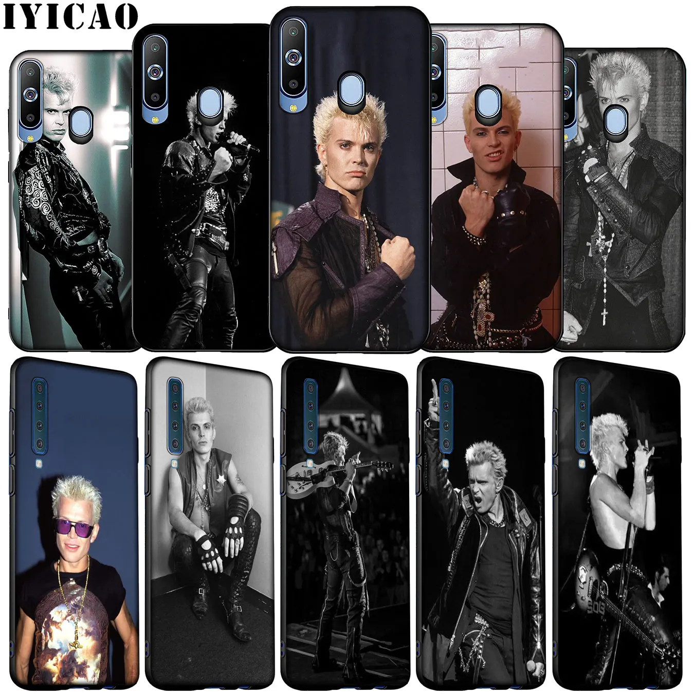 Billy Idol Dancing with Myself music Soft Silicone Case for Samsung Galaxy A70 A50 A60 A40 A30 A20 A10 M10 M20 M30 M40 A20E | Мобильные