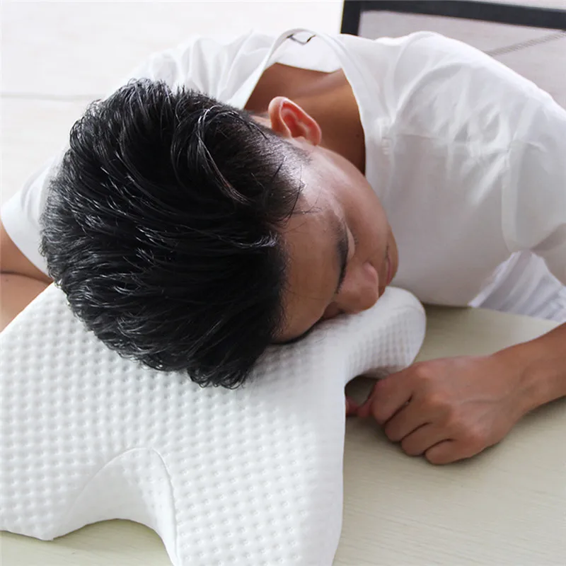 Пены памяти постельные принадлежности Подушка анти-давление рука защитная подушка для шеи медленный отскок многофункциональная подушка домашняя шелковая пара подушка
