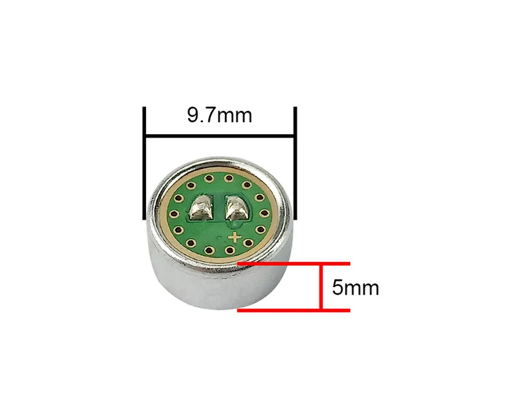 9750 UnIdirection Electret Condenser Microphone (Back Electret Type) K song anti-howling microphone built-in dual capacitors