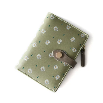 

Women's Coin Purse Card Package Solid Luxury Buckle Mini Female Card Bag Purse Wallet Leather Women Purses