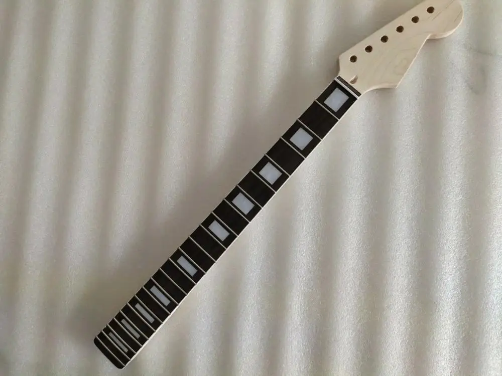 Незавершенный 22 Лады клен гитара шеи палисандр гриф DIY часть