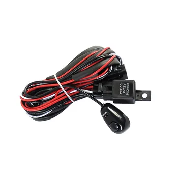 

Remote Control Wiring Harness Strobe Switch Relay LED Fog Light Bar Kit 12V Relay Switch Control Wiring Harness