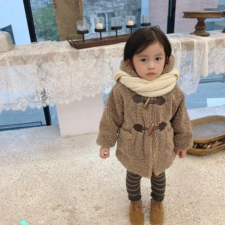 new wholesale boys girls fleece thicken coat winter fashion full sleeve kids jacket 1-6t HH918