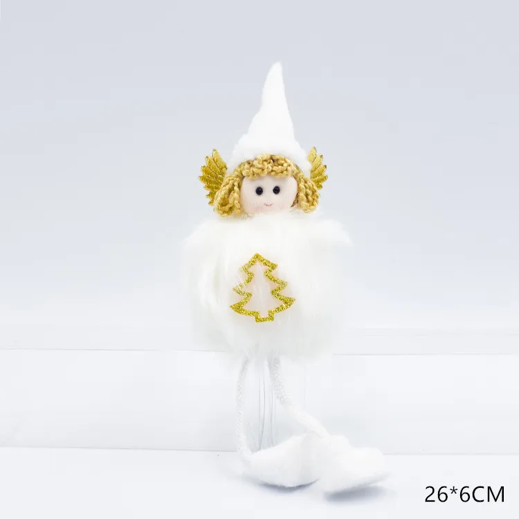 Новогодняя Коллекция года, Рождественские куклы Noel Angel для мальчиков и девочек, Рождественские елочные украшения, Navidad Natal, рождественские украшения для дома, подарок для детей - Цвет: K3