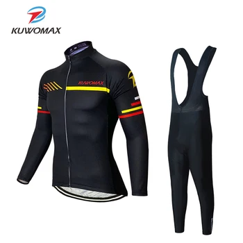 

2020 NEW Long Sleeve Cycling Jersey Suit Outdoor Bike Clothing Riding Pants Mountain Bike Suit Clothing Ciclismo KUWOMAX.