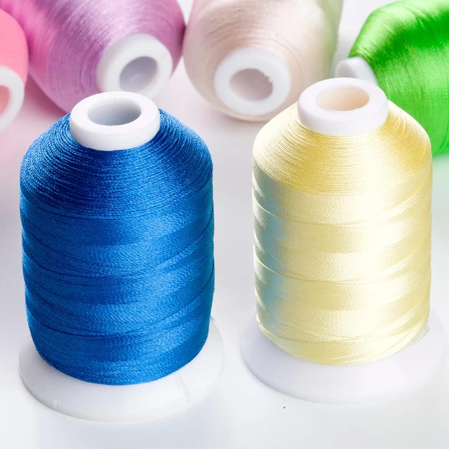 Simthreads 3 Neon Colors Machine Embroidery Threads 5500 Yds Each Polyester  Thread 40wt For Most Home Sewing Embroidery Machine - Thread - AliExpress