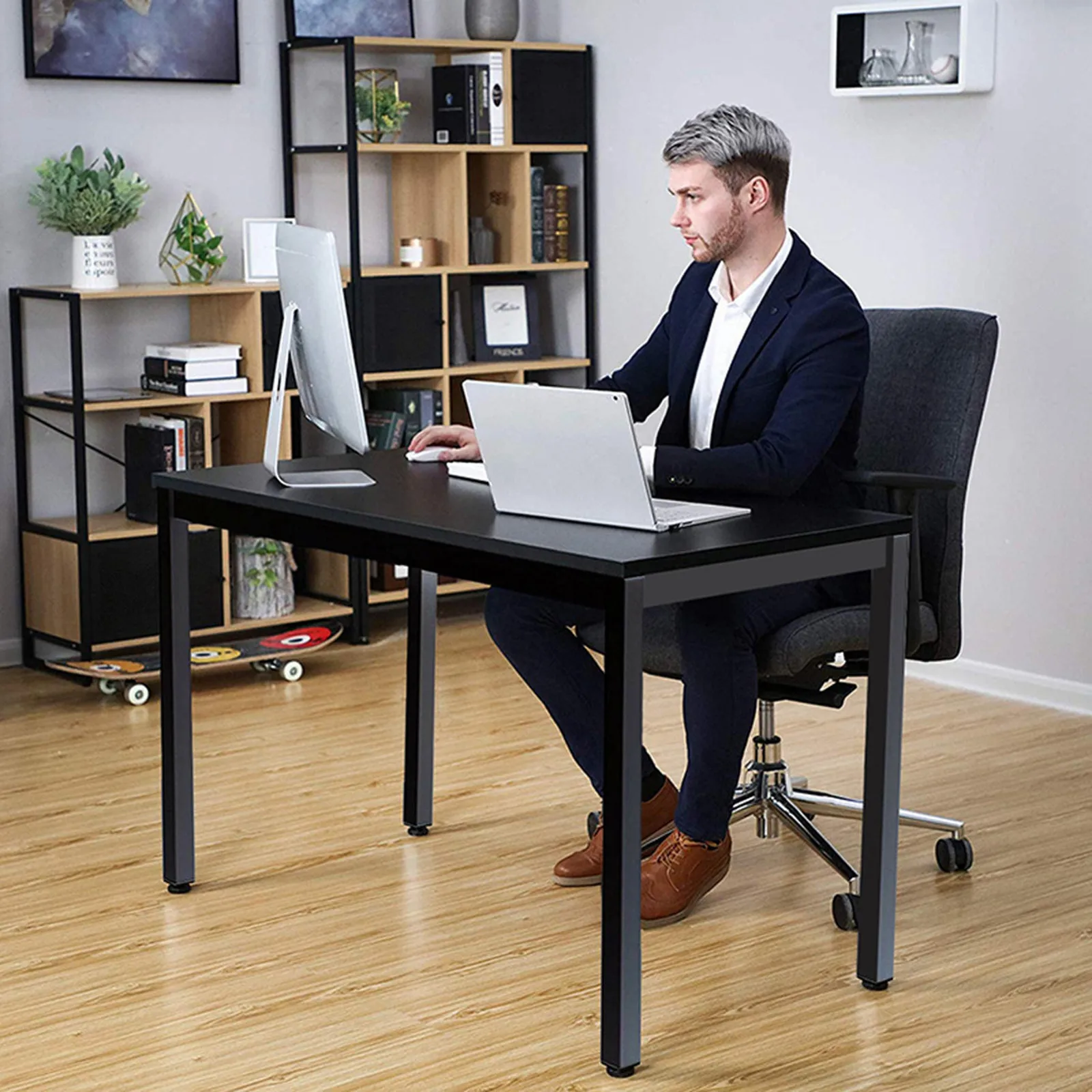 

Home Office Computer Table 47ï¼‡ Modern Sturdy Office Desk Study Writing Table Laptop PC Computer Desk Workstation Furniture E3