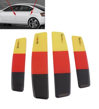 

4x Germany Flag Door Edge Guard Anti-Scratch Protector Moulding Strip Sticker