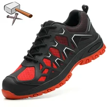 Модные рабочие ботинки; ботинки в стиле милитари; рабочие ботинки; ботинки со стальным носком; ботильоны; нескользящая обувь для пирсинга; мужские кроссовки