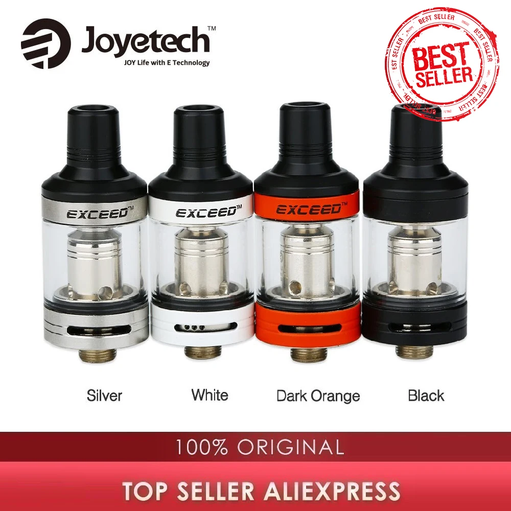 Original Joyetech Exceed D19 Atomizer 2ml Tank Capacity with EX Series Heads Top Filling for Battery MTL &amp DL Vaping | Электроника