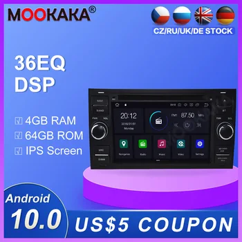 

Android 10.0 4G+64GB Car radio player GPS Navigation For Ford Mondeo 2004-2010 Multimedia Player Radio video stereo head unit