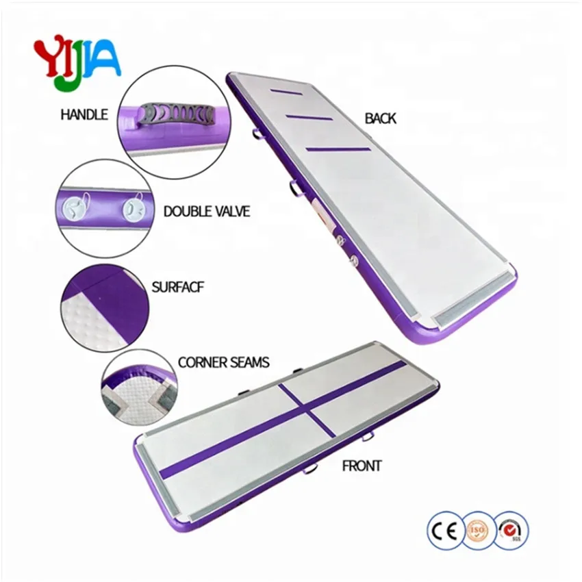 

Gymnastics Tumbling Air Track Air Floor Inflatable Gym Airtrack Drop Stitch PVC Multi-functional Air Mattress For Home Use