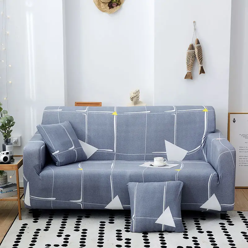 

Elastic printing sofa cover multicolor living room sofa chair home decoration 1/2/3/4 seat pet stretch polyester sofa cover