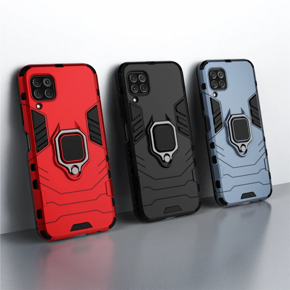 

Shockproof Armor Case for Huawei P40 Lite Nova 6 SE 7i Case Ring Holder Stand Phone Back Cover For Huawei P40 P 40 Lite Funda