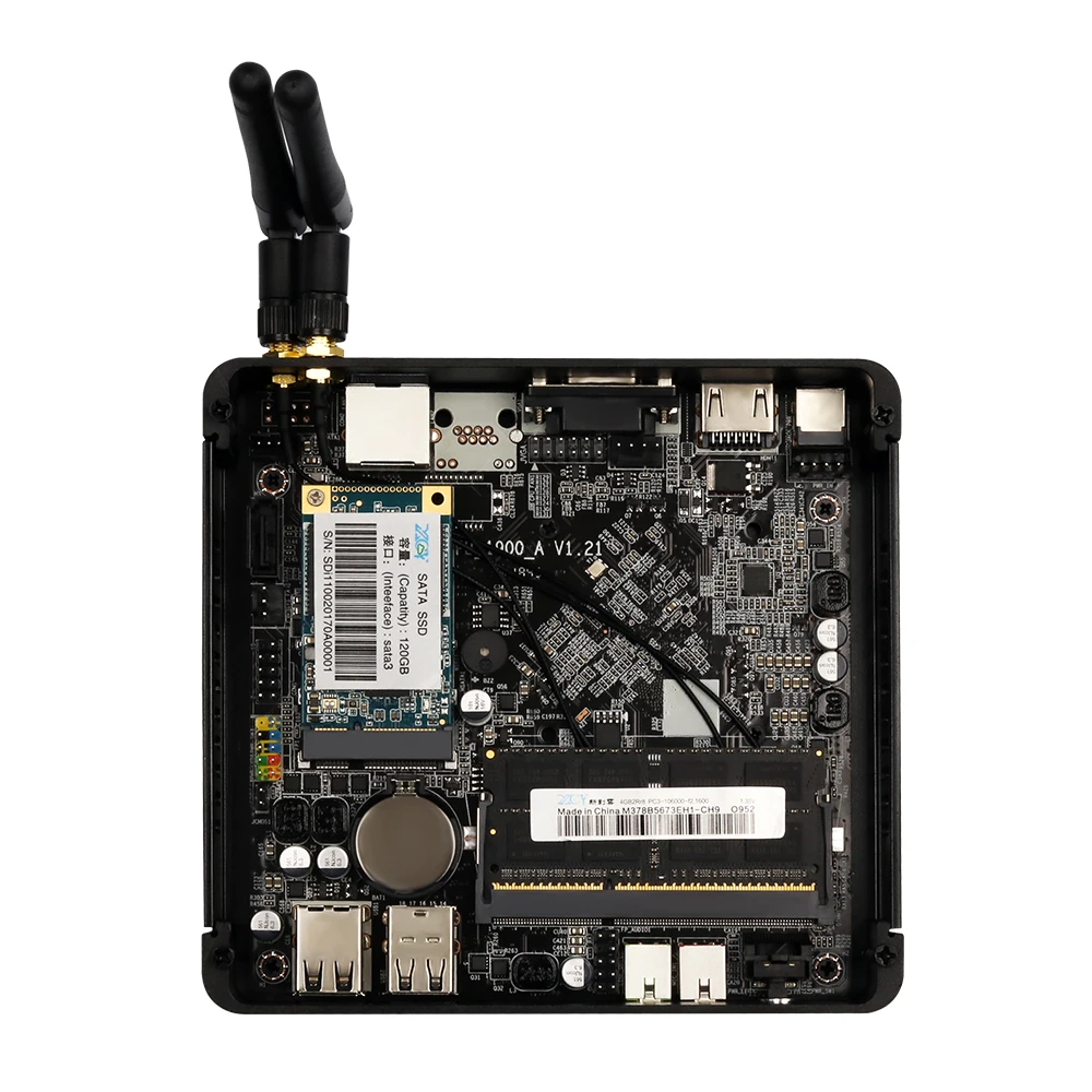 XCY Mini PC Celeron J1900 четырехъядерный бизнес-ПК 2,0 ГГц микро Настольный HTPC HDMI VGA WiFi Dual LAN Поддержка Windows 10 Win 8 Win 7