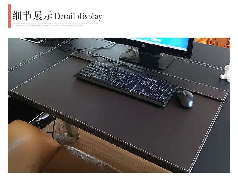 Amazon Cross Border Hide Substance Leather Writing Board taipan tai dian Business Desk Pad Exclusively for Conferences Leather B