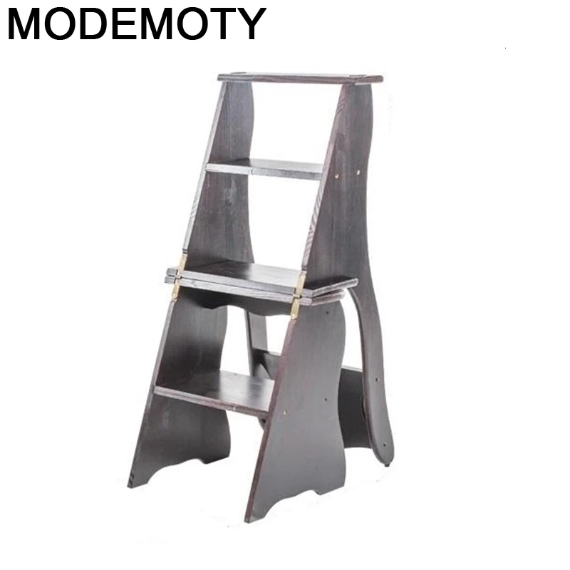 Небольшой складной табуретный стол для кухни деревянная лестница Escabeau Escaleta
