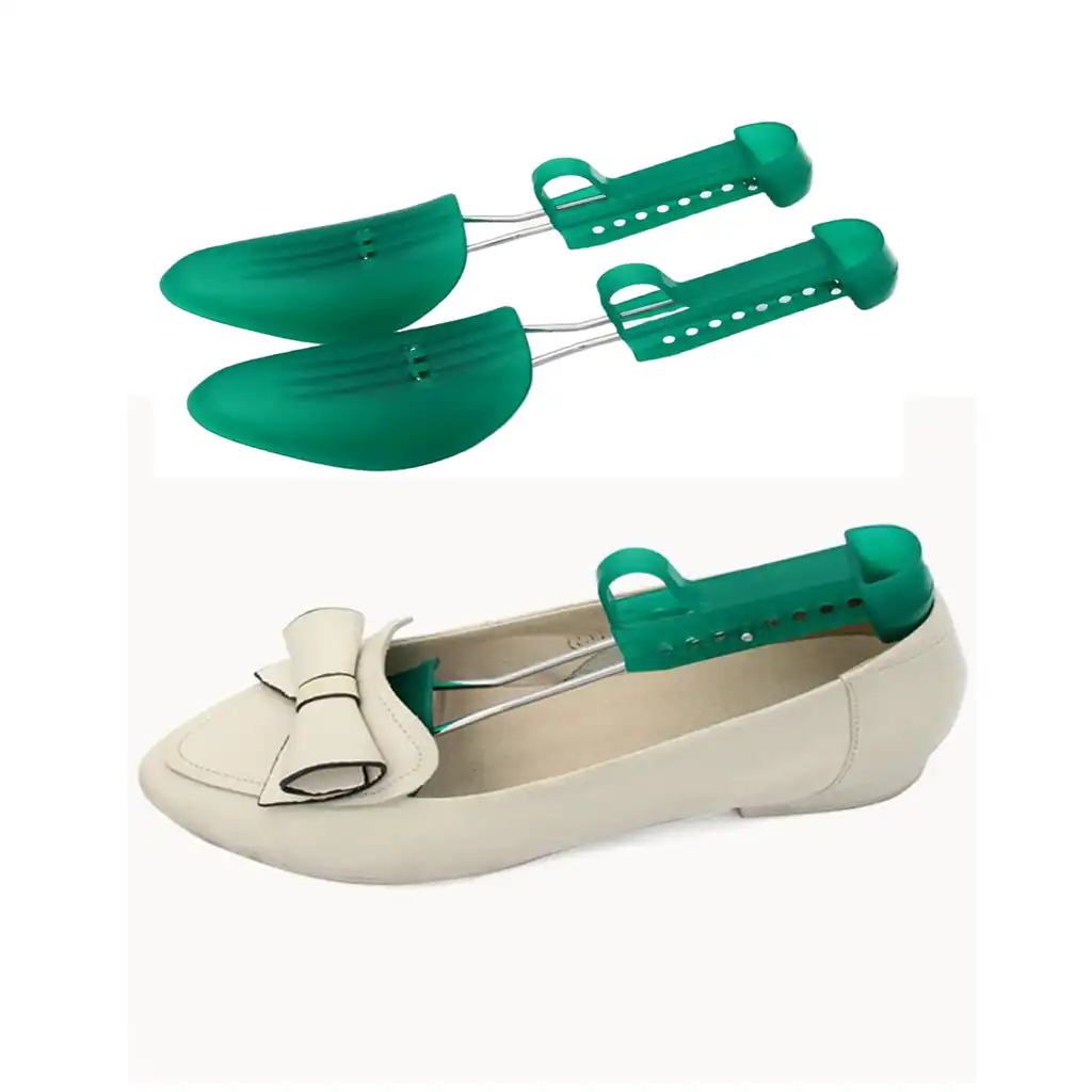 1 par de zapatos de plástico ajustable Shoe Shaper Camilla titular Ancho//