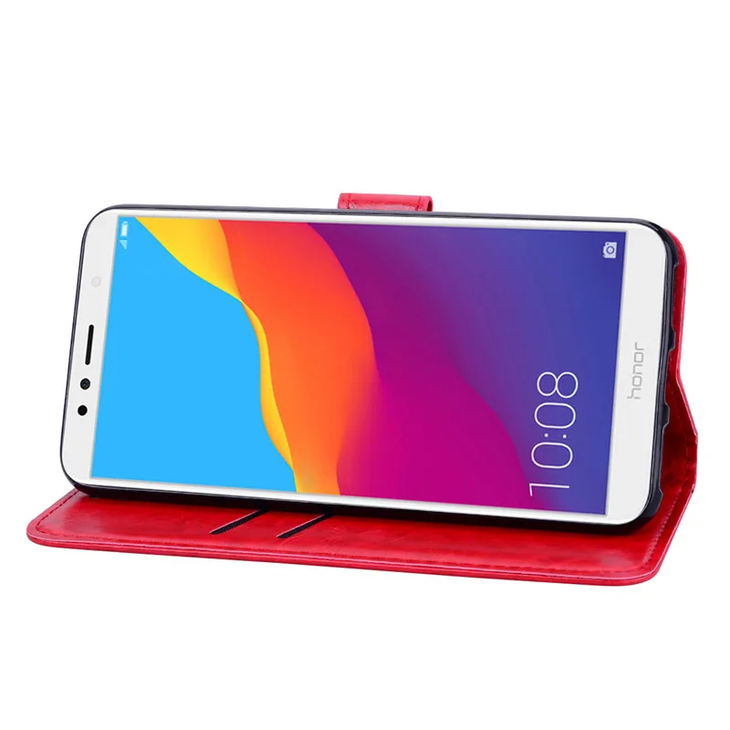 Huawei Honor 7C AUM-L41 чехол 5,7 дюймов Бумажник Флип кожаный чехол для телефона huawei Honor 7C Honor 7 C 5,7 русский флип чехол