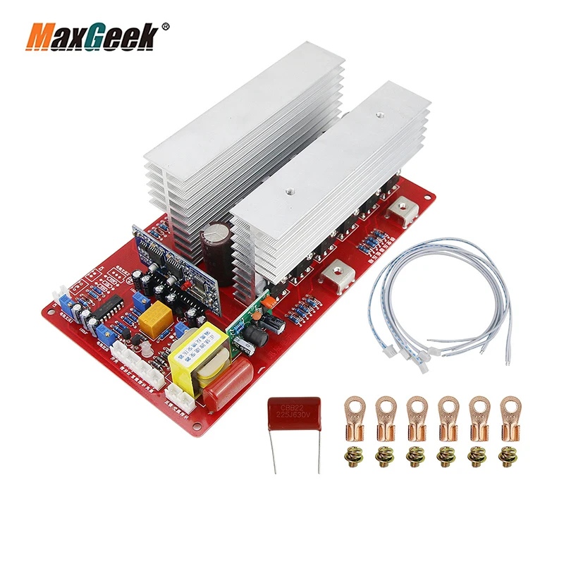 Maxgeek 12V 1500W Pure Sine Wave Inverter Board PCB Board Need 220V To 6V-7V Power Frequency Transformer