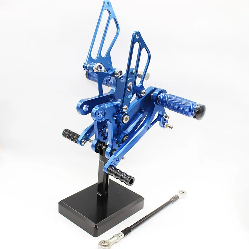CNC алюминиевый мотоцикл Rearset мотоцикл подножка задние наборы регулируемые опоры для ног для Kawasaki Ninja ZX6R ZX636 ZX 6R 2009