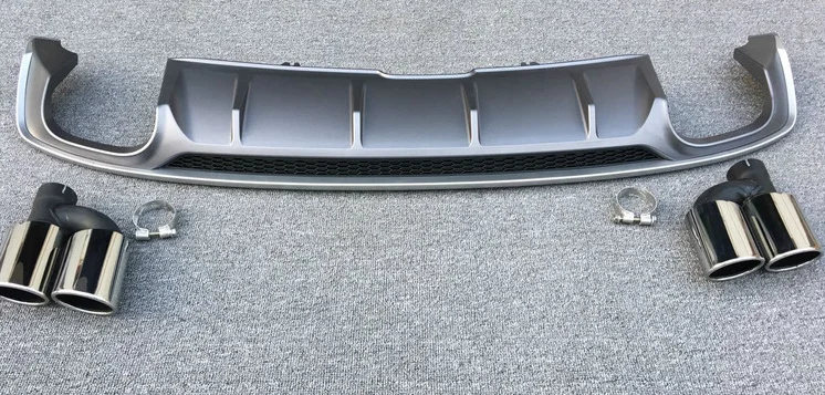 Для Audi A5 Sline хэтчбек Высококачественный PU задний спойлер, диффузор защитное покрытие для бампера противоскользящая пластина бампер крышка