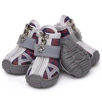

Pet Dog Shoes Reflective Design Breathable Mesh Fabric Comfortable Durable Bottom Non-slip Pet Cat Dog Shoes