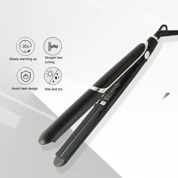 

2 in 1 Wet Dry Use Hair Straightener LCD Digital Display Anion Hair Curler DIY Hair Styling Tools